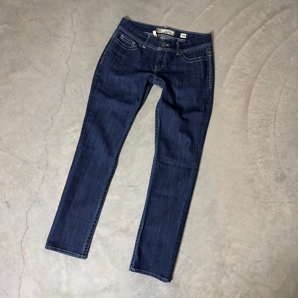 Vintage BKE Payton Skinny Jeans Womens 30R Dark Wash Indie Grunge Y2K